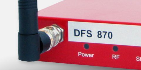 Foto eines Weitband Access Points DFS 870 im Anschnitt.